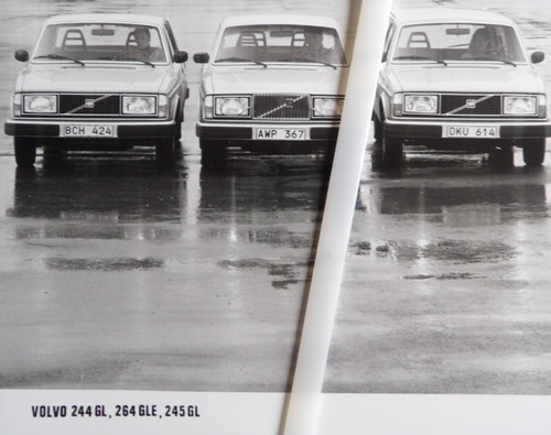 Photo presse volvo 244 - photo,