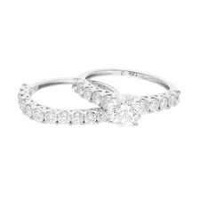 Mariage Bague Parure 2.45 CT