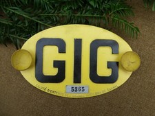 ANCIENNE PLAQUE MÉTALLIQUE