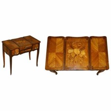 RESTORED 19TH CENTURY ALFRED BEURDELEY FRENCH LOUIS XV COIFFEUSE DRESSING TABLE