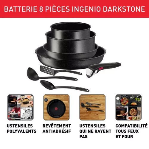Tefal ingenio darkstone - tefal,