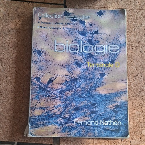 Biologie terminale d - terminale,