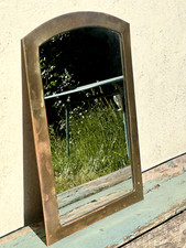 Vintage Brass Mirror - In the Taste of Odoux (60s)