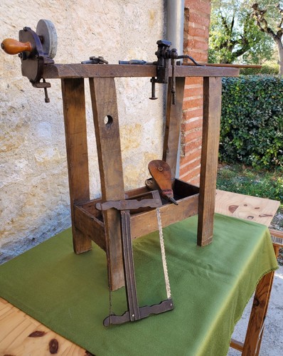 Ancien petit établi enfant - Établi,