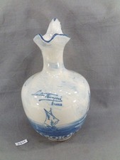 Antique François Labbé Ceramic Jug Carafe Sea Decor Sailboats (DD11)