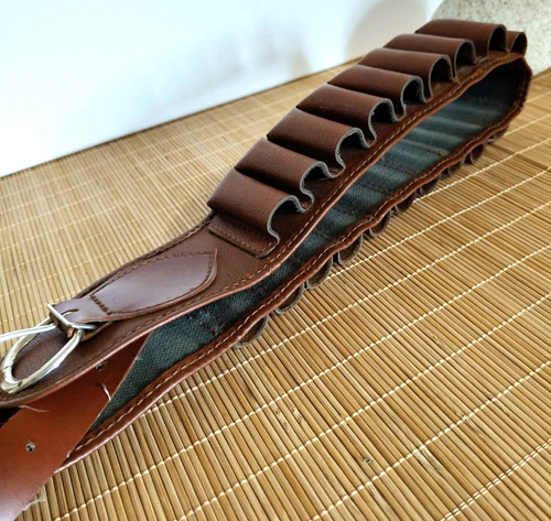 Ceinture cartouchière cuir - cartouchière,
