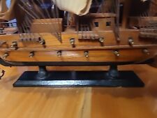 Wooden Sailing Ship Nautical 16 Inch Decor