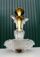 Ancien Lustre à 3 niveaux DLG Henri Petitot Ezan Art Déco