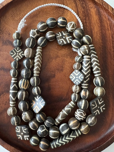 Collier népalais perles - perles, en