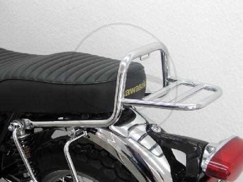 Porte bagages arrière chromé - porte-bagages,
