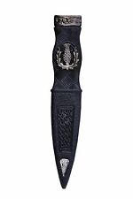 Kilt Usure Sécurité Sgian Dubh Mannequin Étain Montage Chardon Motif Ancien