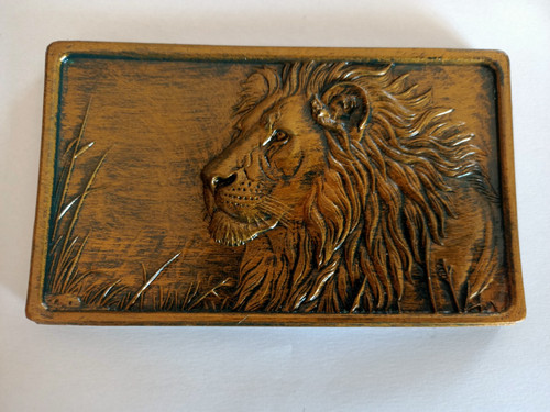 Bas relief lion 9 cm - relief, du