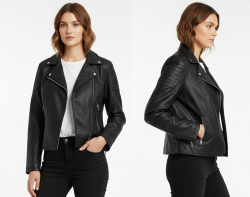 Blouson femme style motard - blouson,