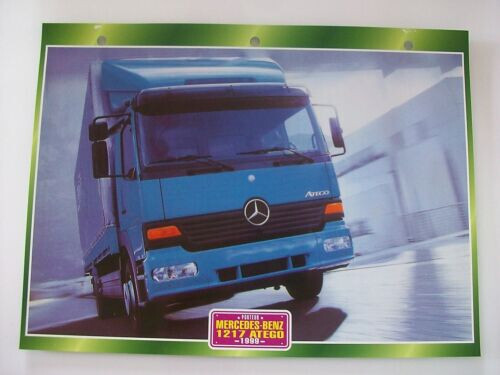 Carte fiche camion - carte,