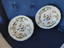 Assiettes creuses faïence