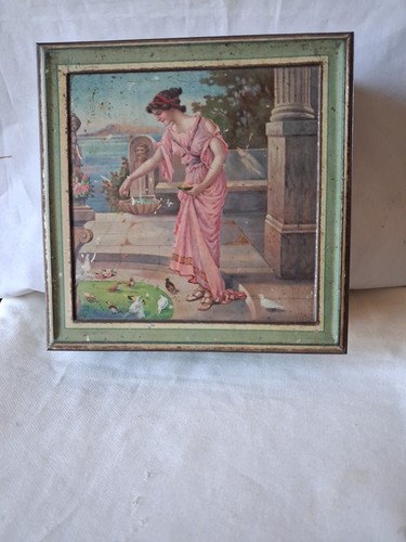 Ancienne boite biscuit - boite, à