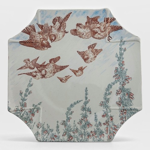 Ancienne assiette octogonale