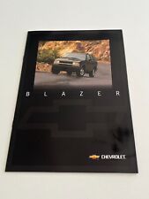 CHEVROLET BLAZER 4.3 V6 VORTEC English Brochure November c.1998
