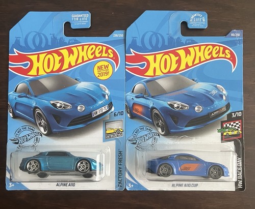Hot wheels blue alpine - alpine, a110