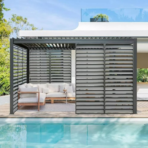 Domi louvered pergola - louvered,