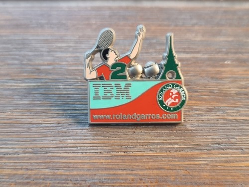 Pins roland garros - ibm, 2001
