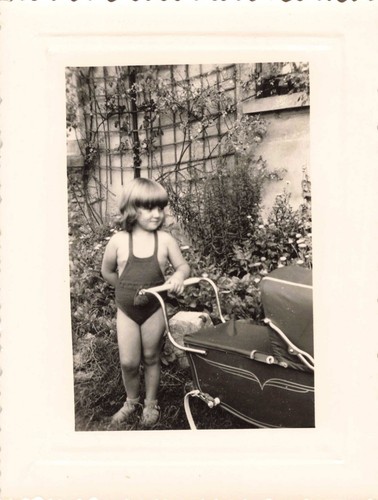 Ancienne photographie fillette - ancienne,