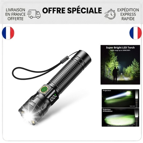 Lampe torche led rechargeable - lampe,