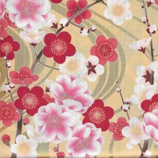 Tissu Japonais kozakura Fleur
