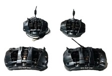 BMW E82 E88 135i FRONT & REAR BRAKE CALIPERS SET FOUR BREMBO GREY GRAY 08-13 OEM