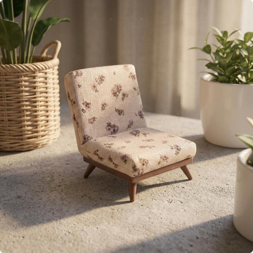 Fauteuil miniature pieds en - miniature,