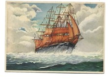BATEAU MARINE  ILLUSTRATION CARAVELLE   TROIS MATS