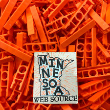 (100) K’NEX Orange Ladder