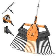 Quest 5 en 1 outil de jardin râteau de jardin pince à feuilles cueilleur de f...