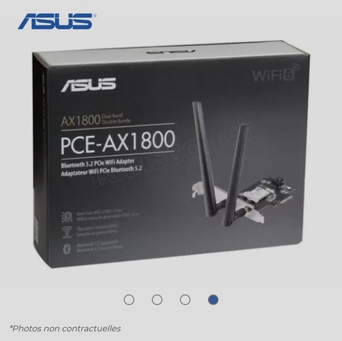 Carte réseau pcie wifi asus - pcie,