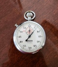 Vintage HERWINS Football 7 Jewels Chronomètre Mécanique Suisse Stopwatch