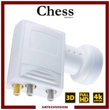 LNB Unicable SCR avec 2 Sorties Standard 0,1 dB Gain 67 dB Full HD 3D UltraHD 4K