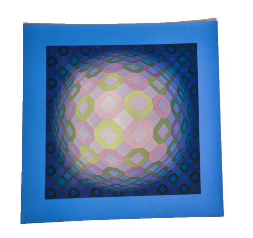 Victor vasarely estampe - vasarely,