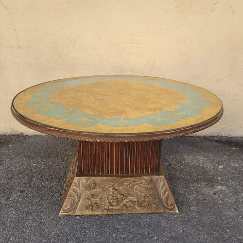 Table basse bois verre - table, en