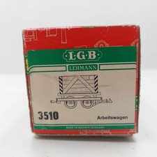 Echelle G LGB 3510 wagon haut-bord jaune à restaurer