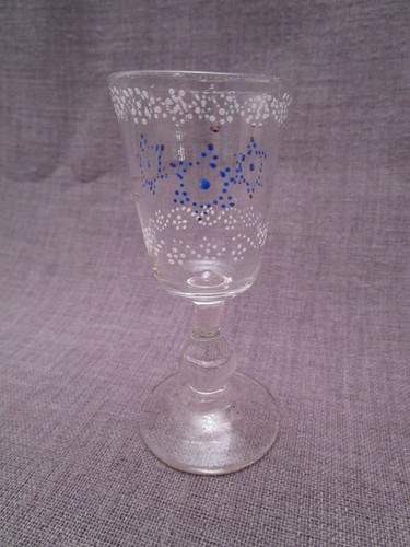 Verre pied émaillé - à,