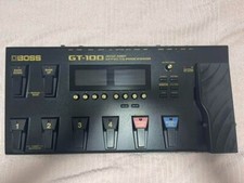 Pédale d'effet guitare multi-effets BOSS GT-100 avec adaptateur secteur
