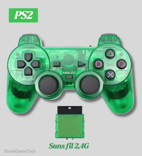 Manette ps2 sans fil 4g - manette,