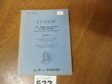 BACH The Works for Clavier / Piano Vol.5 - Lea Pocket Scores 22x