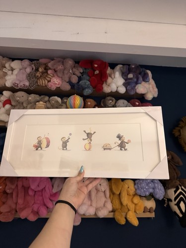 Rare framed jellycat bashful - rare,
