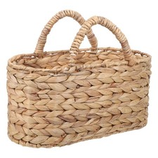 Panier en jonc de mer tressé