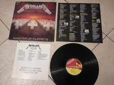 Metallica ‎ - Master Of Puppets - Music For Nations ‎ - MFN 60 - LP