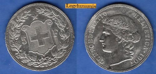 Suisse francs 1907 - suisse,