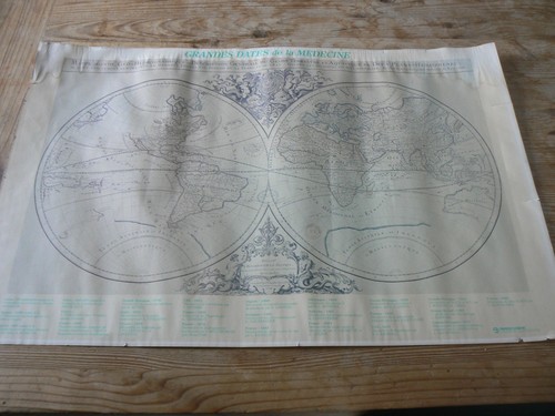 Mappemonde gravure grandes - ,,