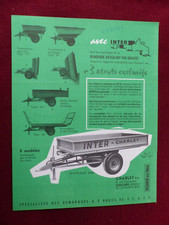 agricultural trailer catalogue: CHARLET inter 1963