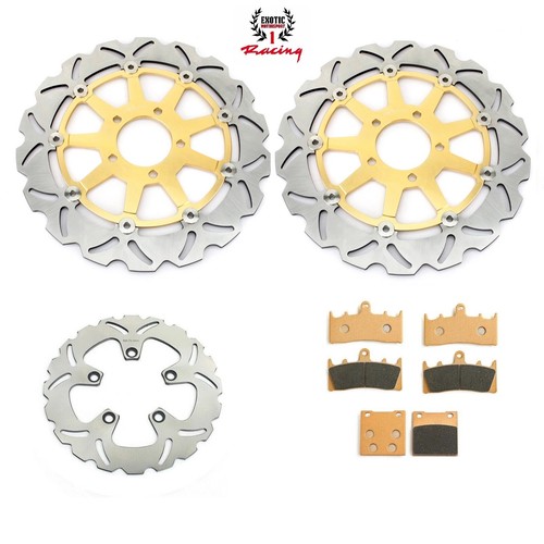 Front rear brake disc rotors - front,